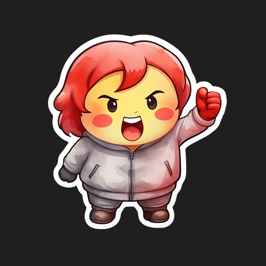 Cute Character Sticker - UV DTF - Heat Press Transfer