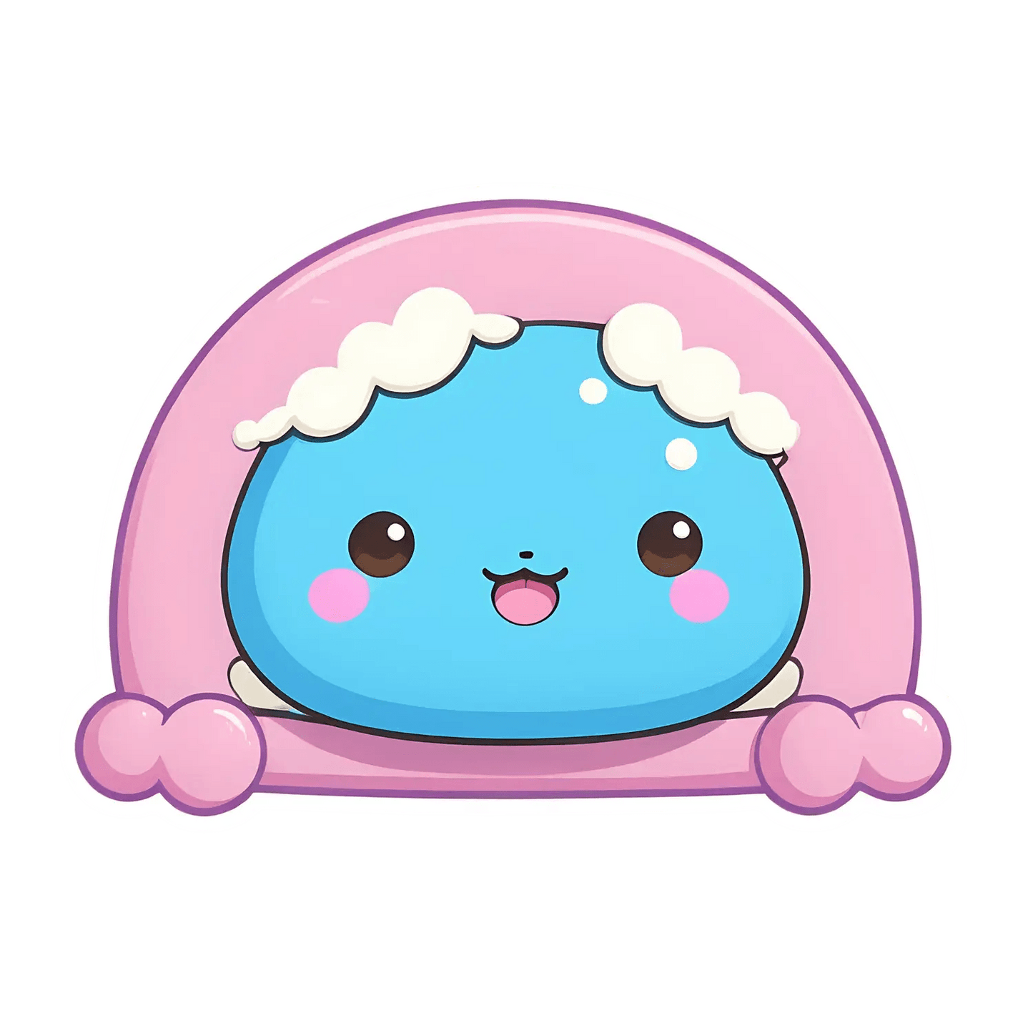 Cute Cloud Sticker - UV DTF - Heat Press Transfer