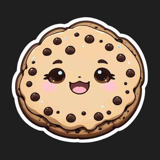 Cute Cookie Character - Sticker - Heat Press Transfer