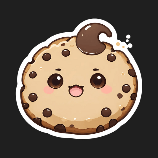 Cute Cookie Sticker - Adorable UV DTF Design - Heat Press Transfer