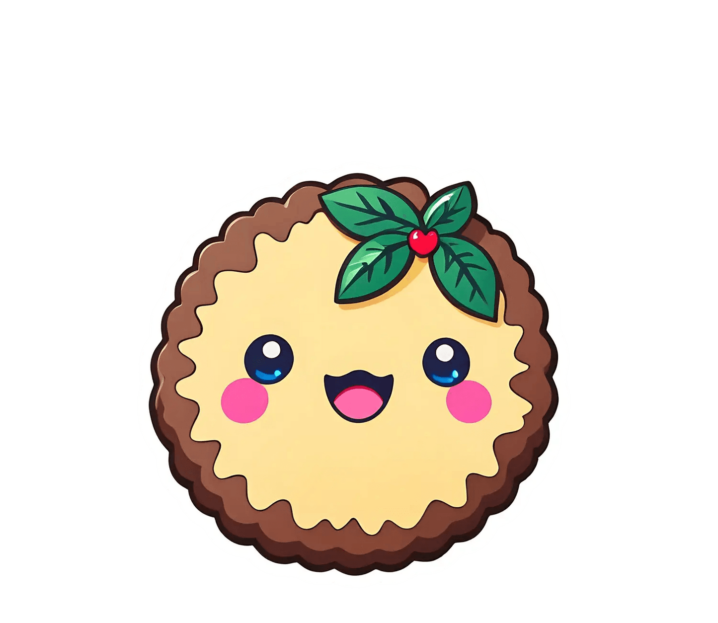 Cute Cookie Sticker - UV DTF - Heat Press Transfer