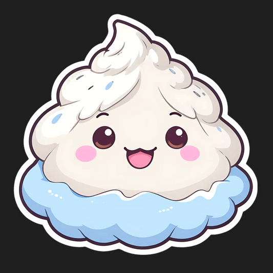 Cute Cupcake Sticker - Whimsical UV DTF Design - Heat Press Transfer