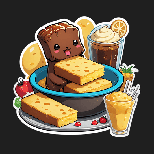 Cute Dessert Themed - Sticker - Heat Press Transfer