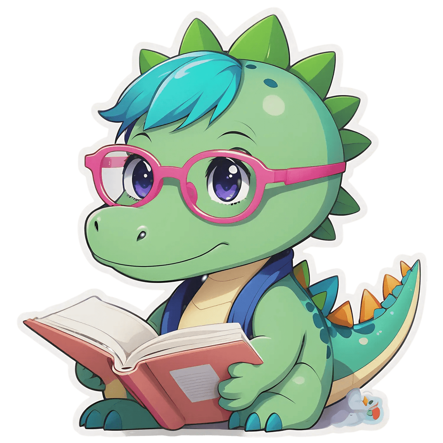 Cute Dinosaur - Sticker - Heat Press Transfer