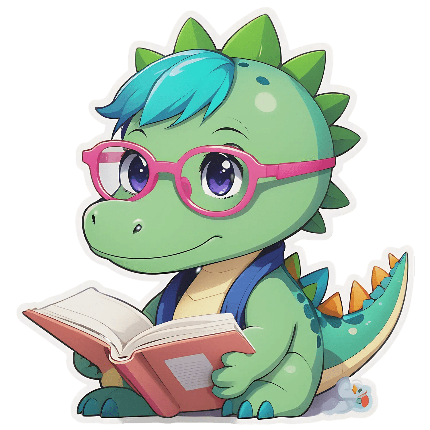 Cute Dinosaur - Sticker - Heat Press Transfer