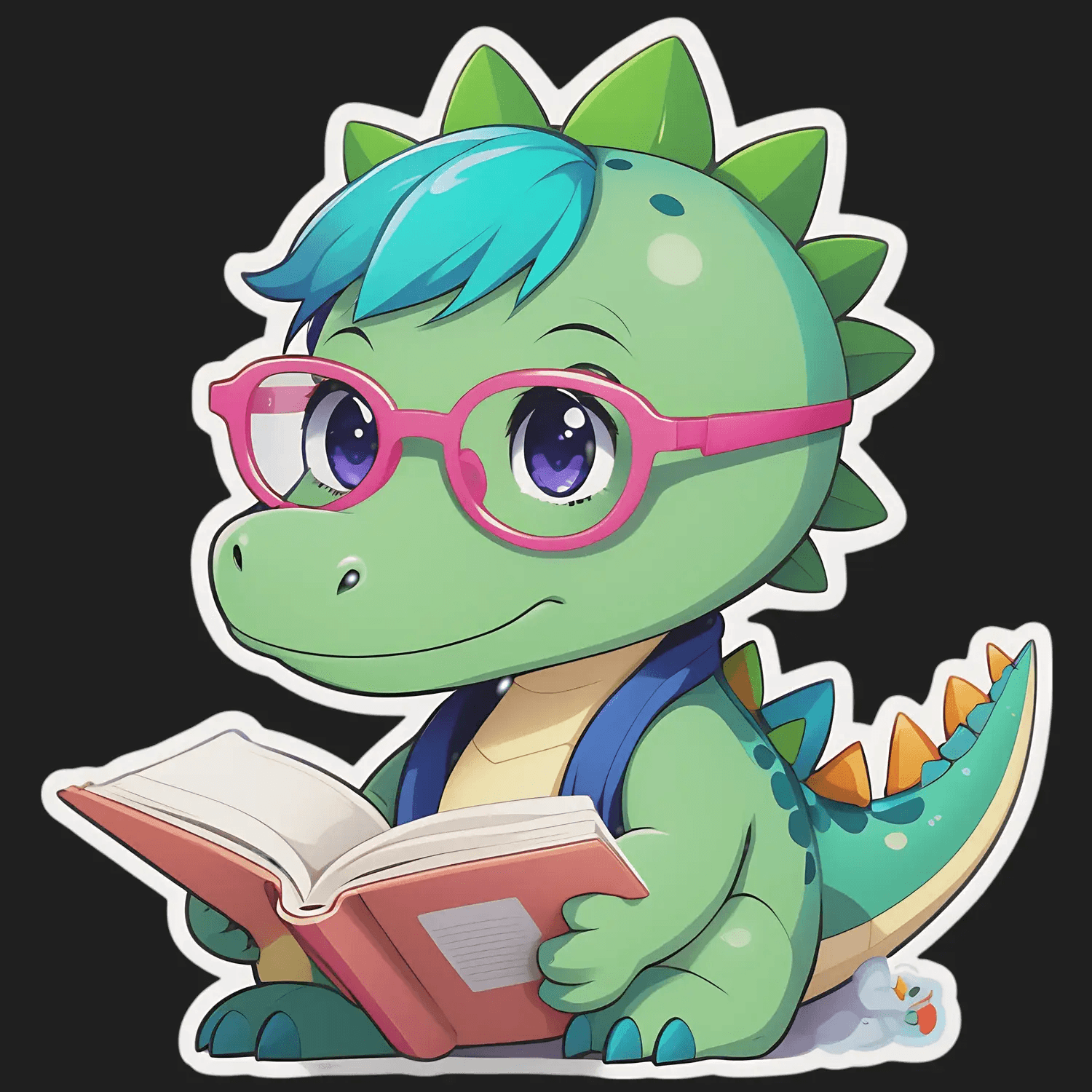 Cute Dinosaur - Sticker - Heat Press Transfer