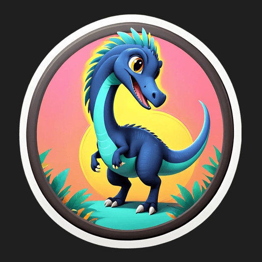 Cute Dinosaur Theme - UV DTF Sticker - Heat Press Transfer