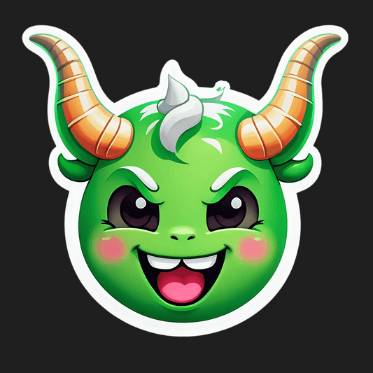 Cute Dragon Sticker - Colorful & Fun - Heat Press Transfer