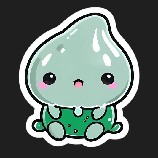 Cute Drippy Slime - Sticker - Heat Press Transfer