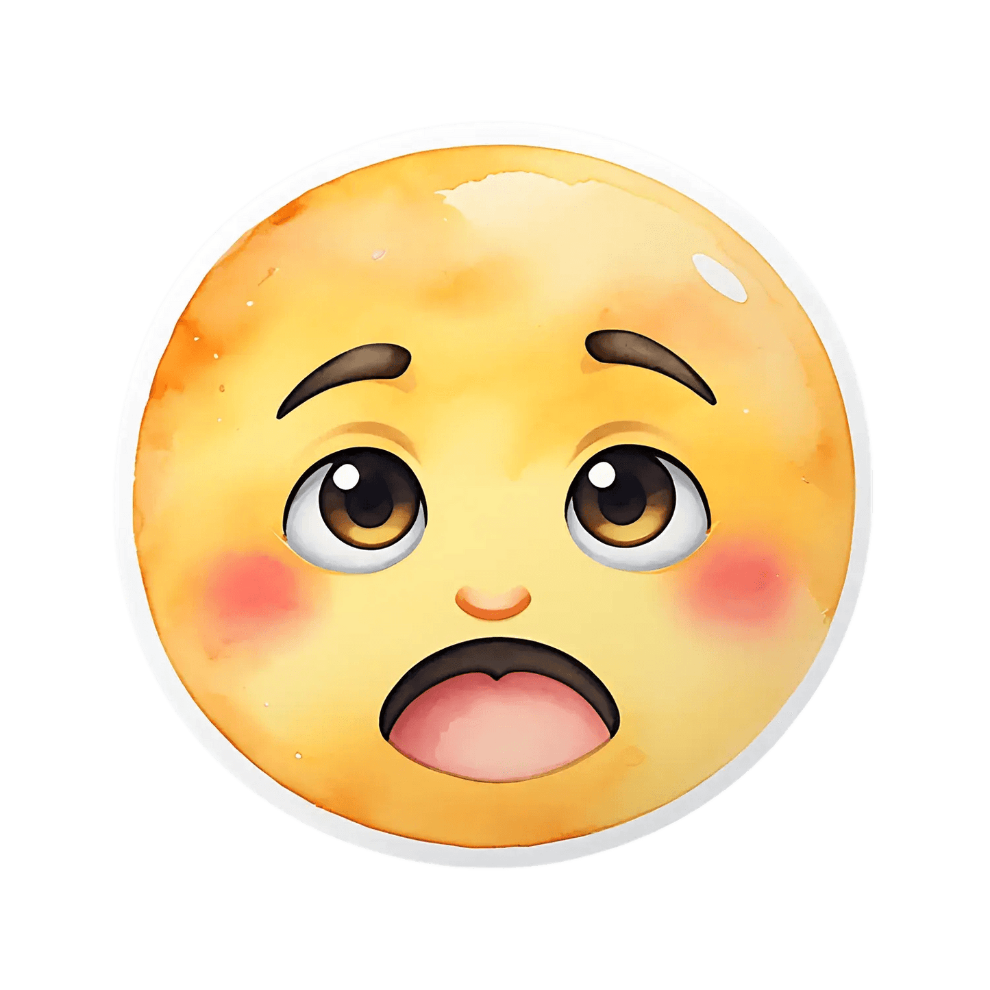 Cute Emoji - Sticker - Heat Press Transfer