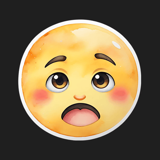 Cute Emoji - Sticker - Heat Press Transfer