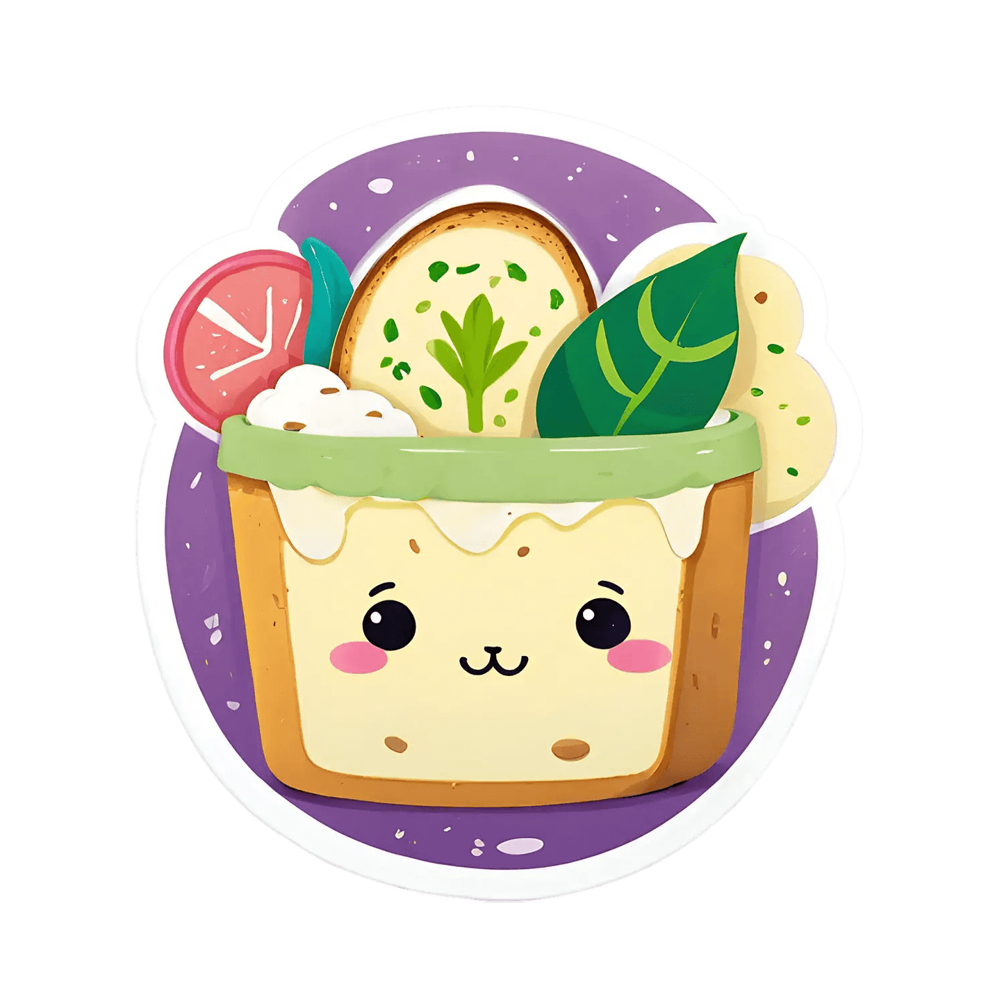 Cute Foodie - Sticker - Heat Press Transfer