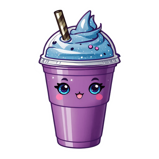 Cute Frappe - Sticker - Heat Press Transfer