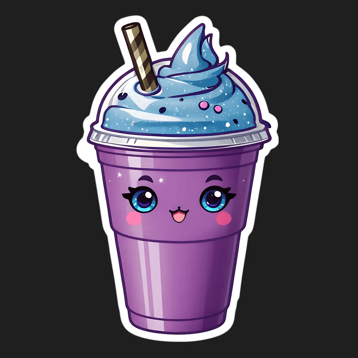Cute Frappe - Sticker - Heat Press Transfer
