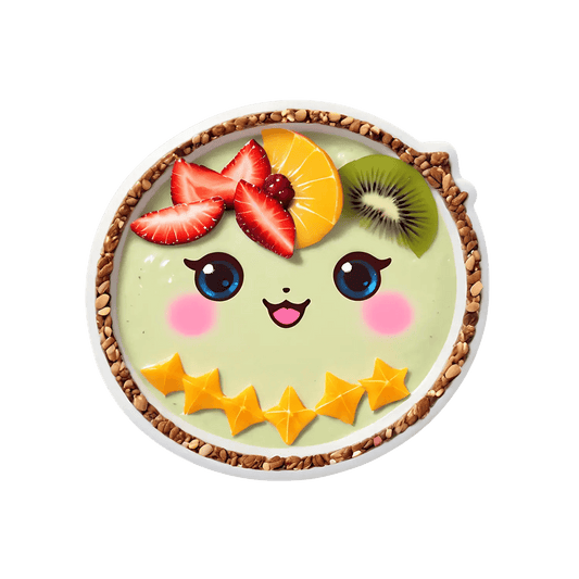 Cute Fruit Smiley - Sticker - Heat Press Transfer