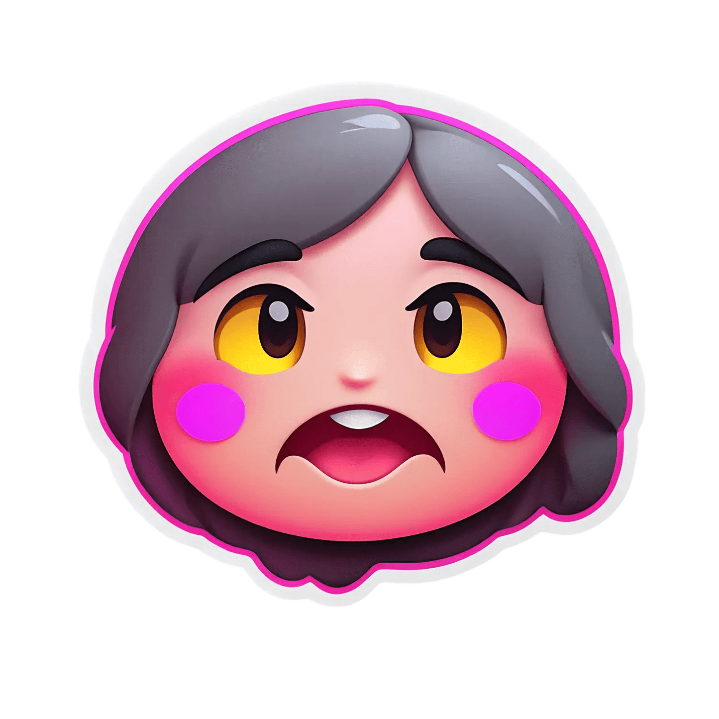 Cute Grandma Face - Sticker - Heat Press Transfer