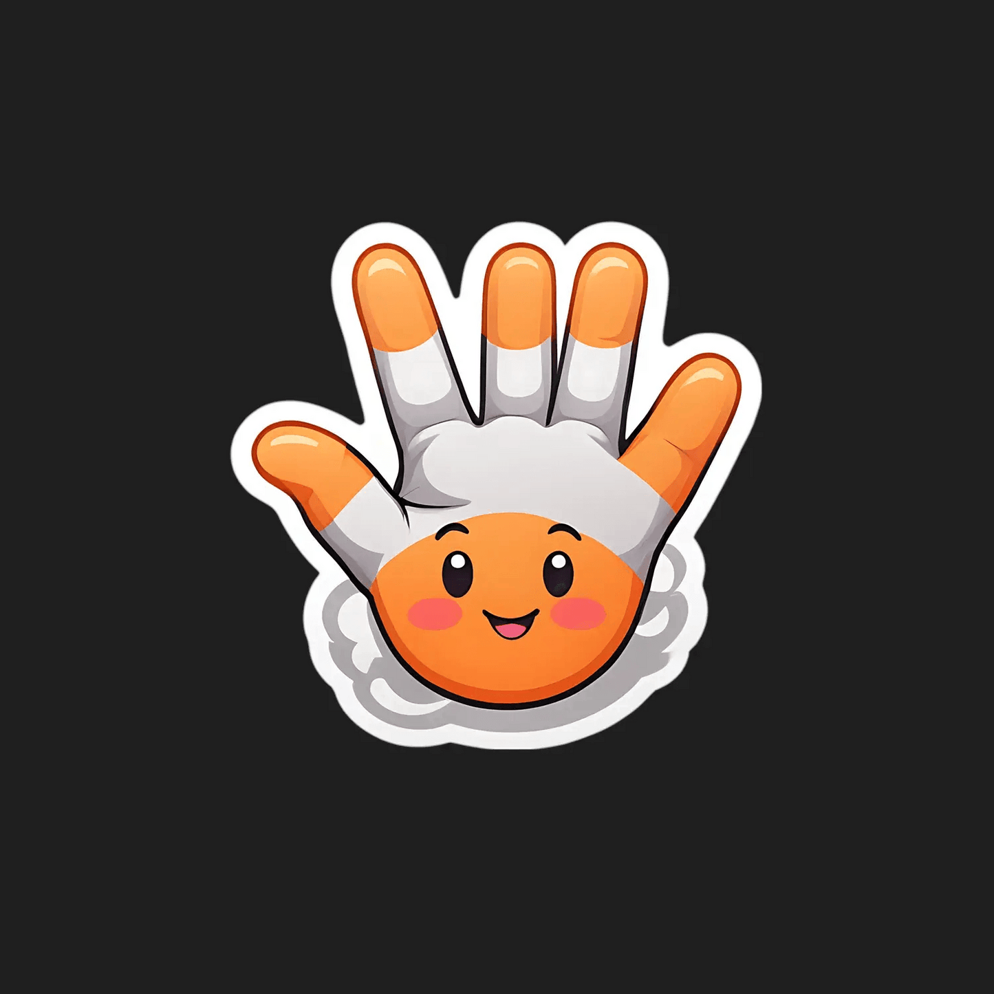 Cute Handprint - Sticker - Heat Press Transfer