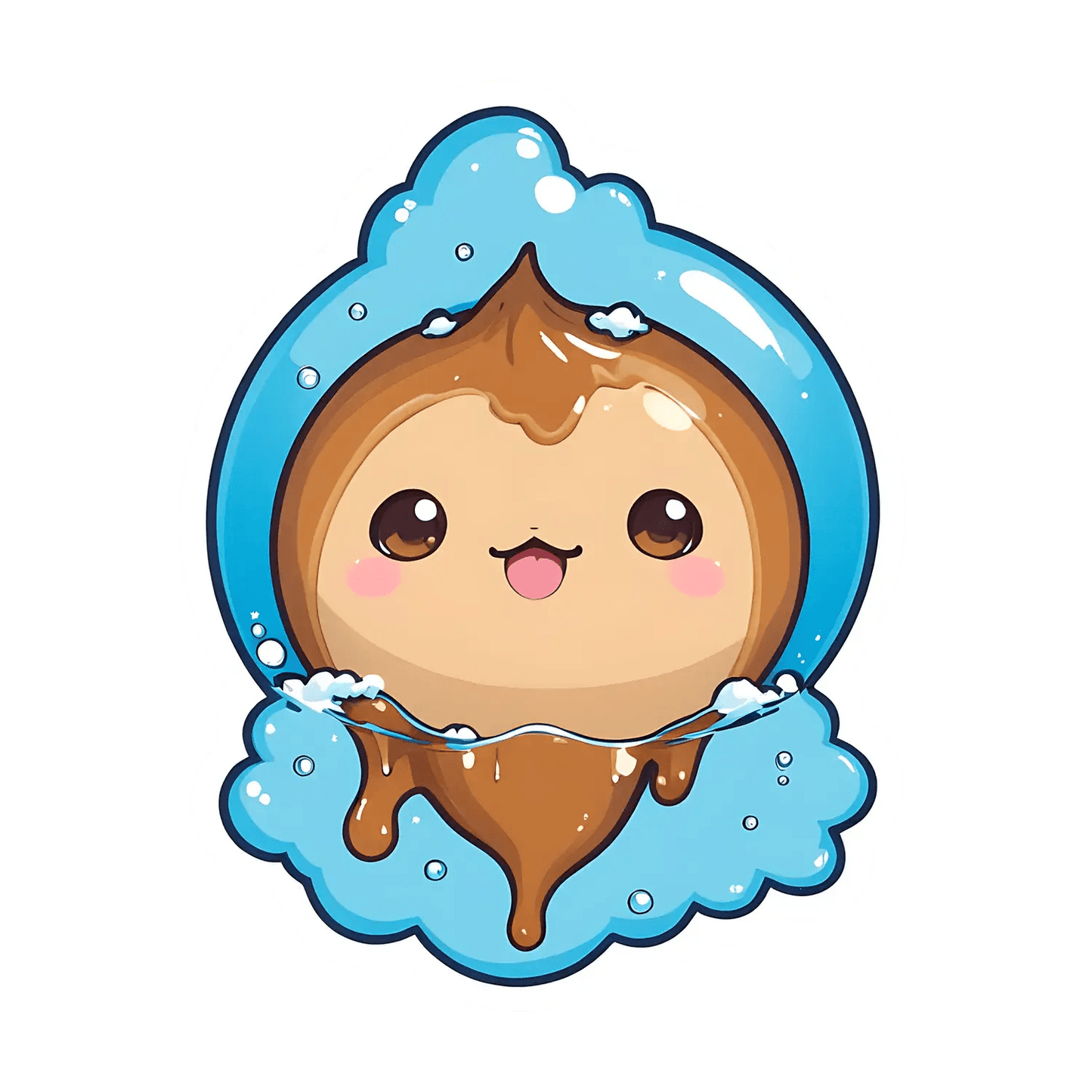 Cute Hazelnut - Sticker - Heat Press Transfer