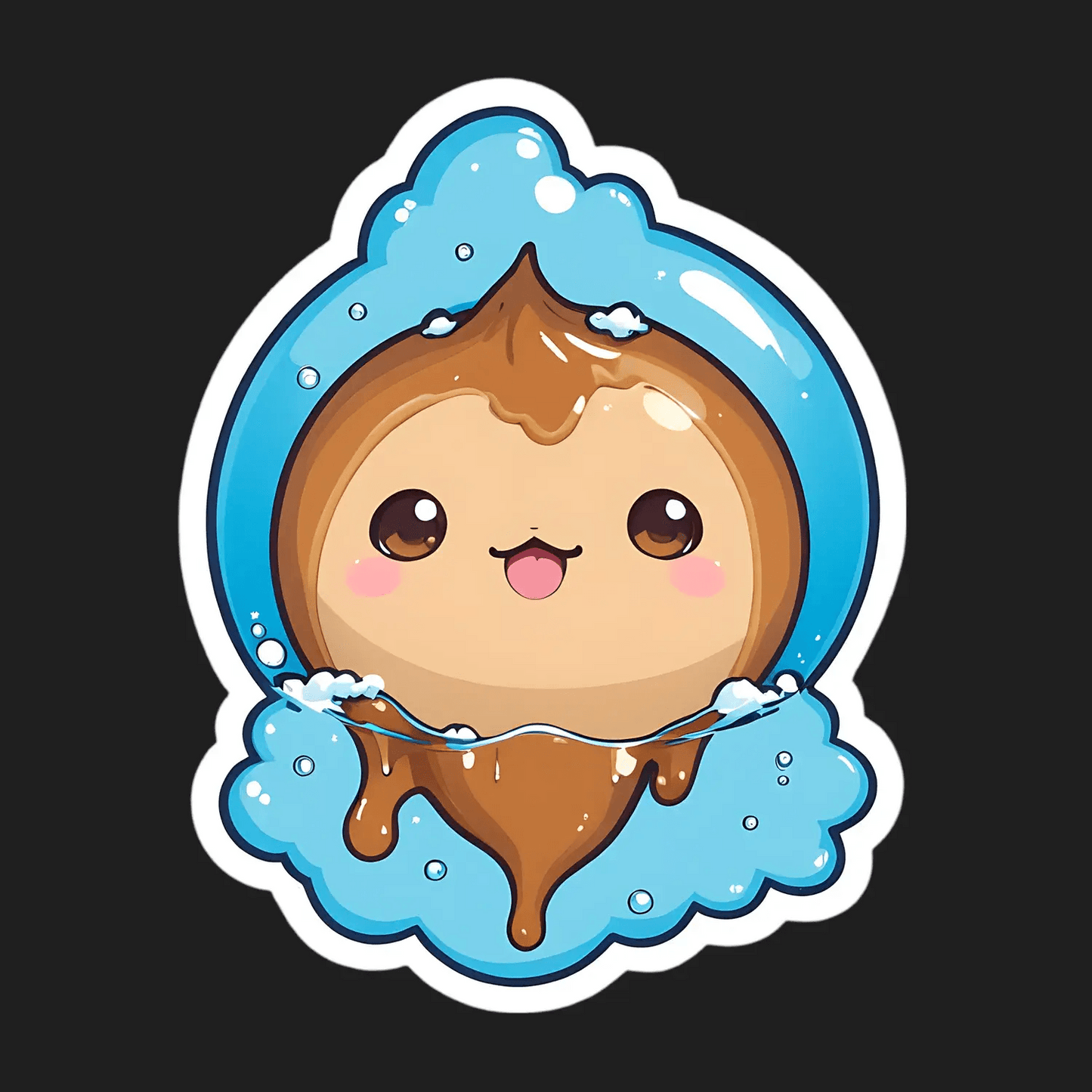Cute Hazelnut - Sticker - Heat Press Transfer