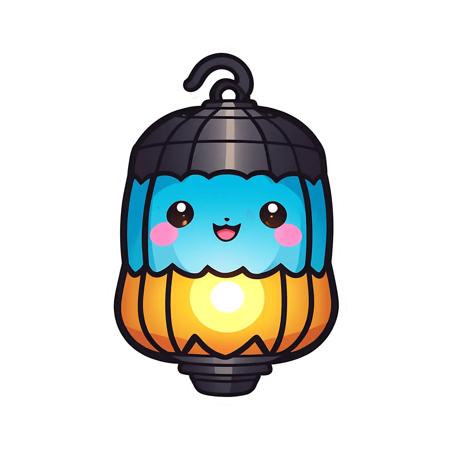 Cute Lantern - Adorable Sticker - Heat Press Transfer