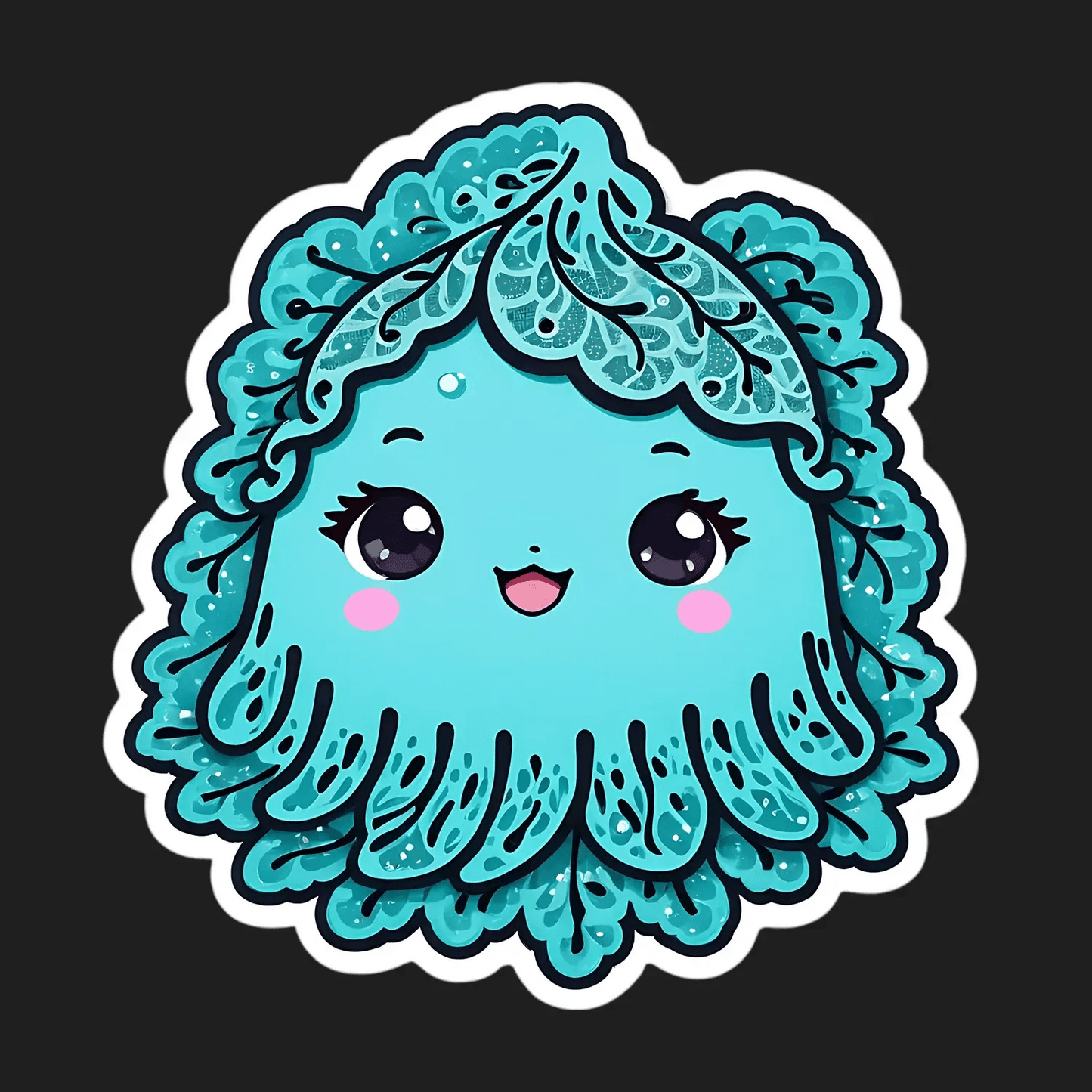Cute Mermaid UV DTF Sticker - Heat Press Transfer