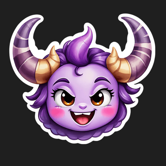 Cute Monster - Sticker - Heat Press Transfer