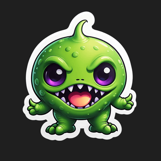 Cute Monster - Sticker - Heat Press Transfer