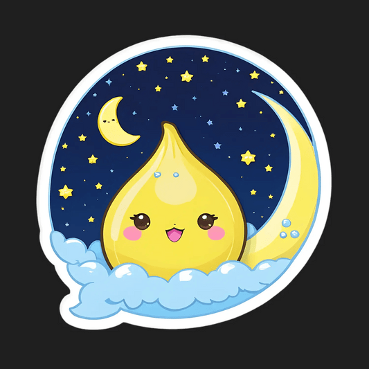 Cute Moonlight - Sticker - Heat Press Transfer
