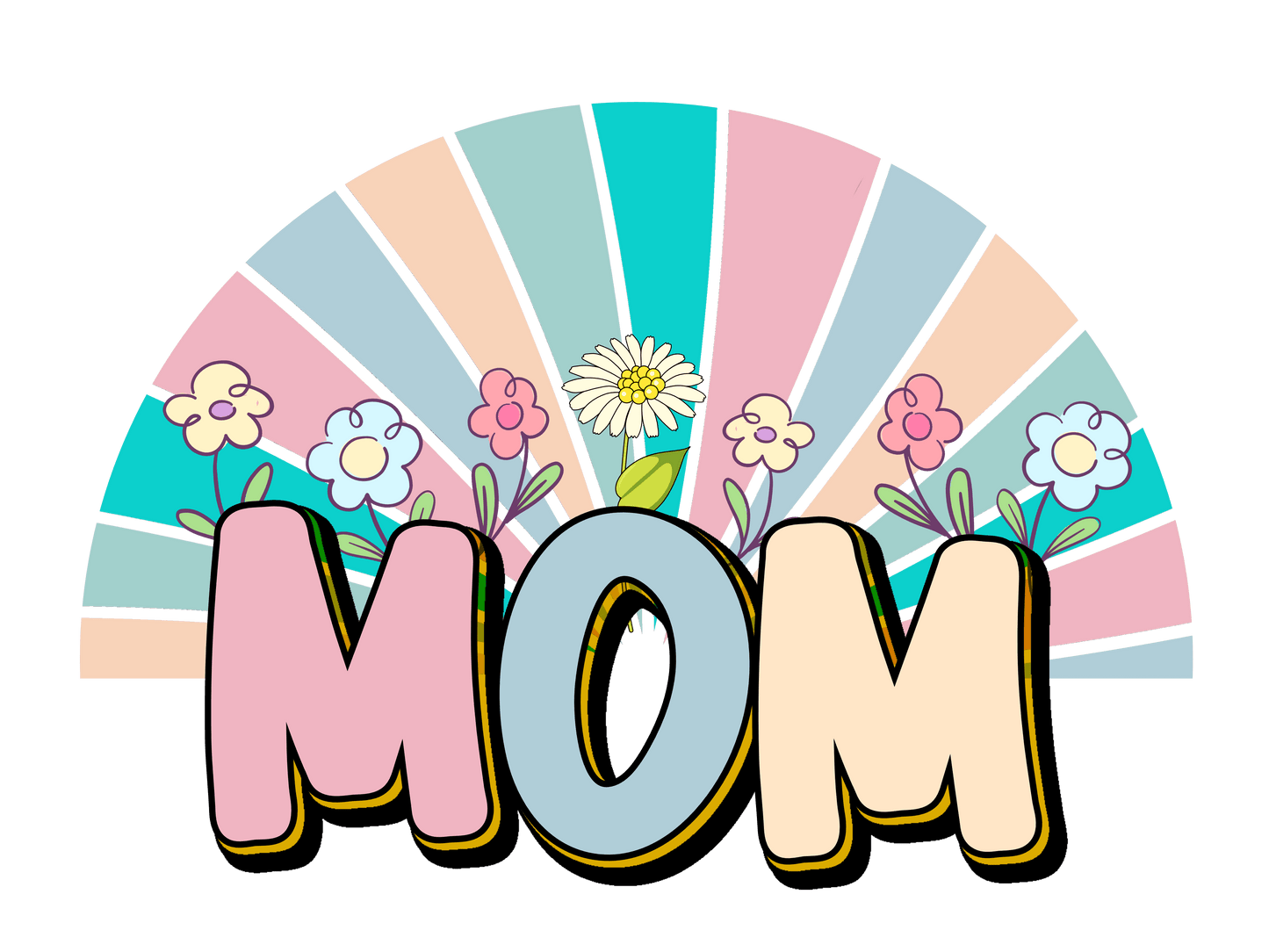 Cute Mother's Day Design - DTF Ready To Press - Heat Press Transfer