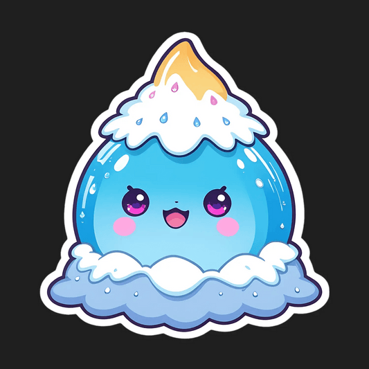 Cute Mountain Sticker - Adorable UV DTF Sticker - Heat Press Transfer