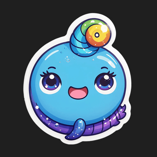 Cute Narwhal Sticker - UV DTF Sticker - Heat Press Transfer
