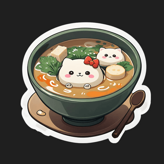 Cute Panda Soup - Sticker - Heat Press Transfer