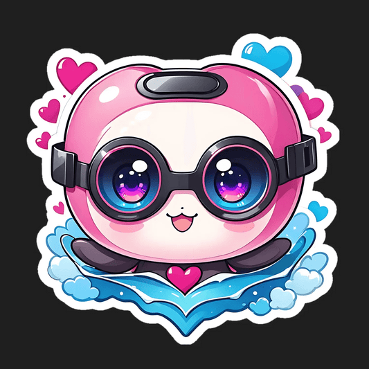 Cute Pilot - Aviation Sticker - Heat Press Transfer