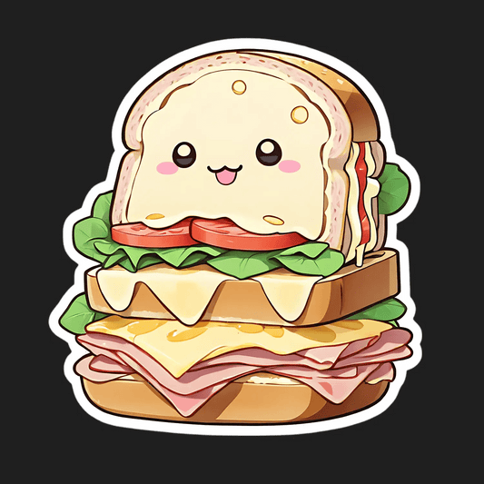 Cute Sandwich - Sticker - Heat Press Transfer