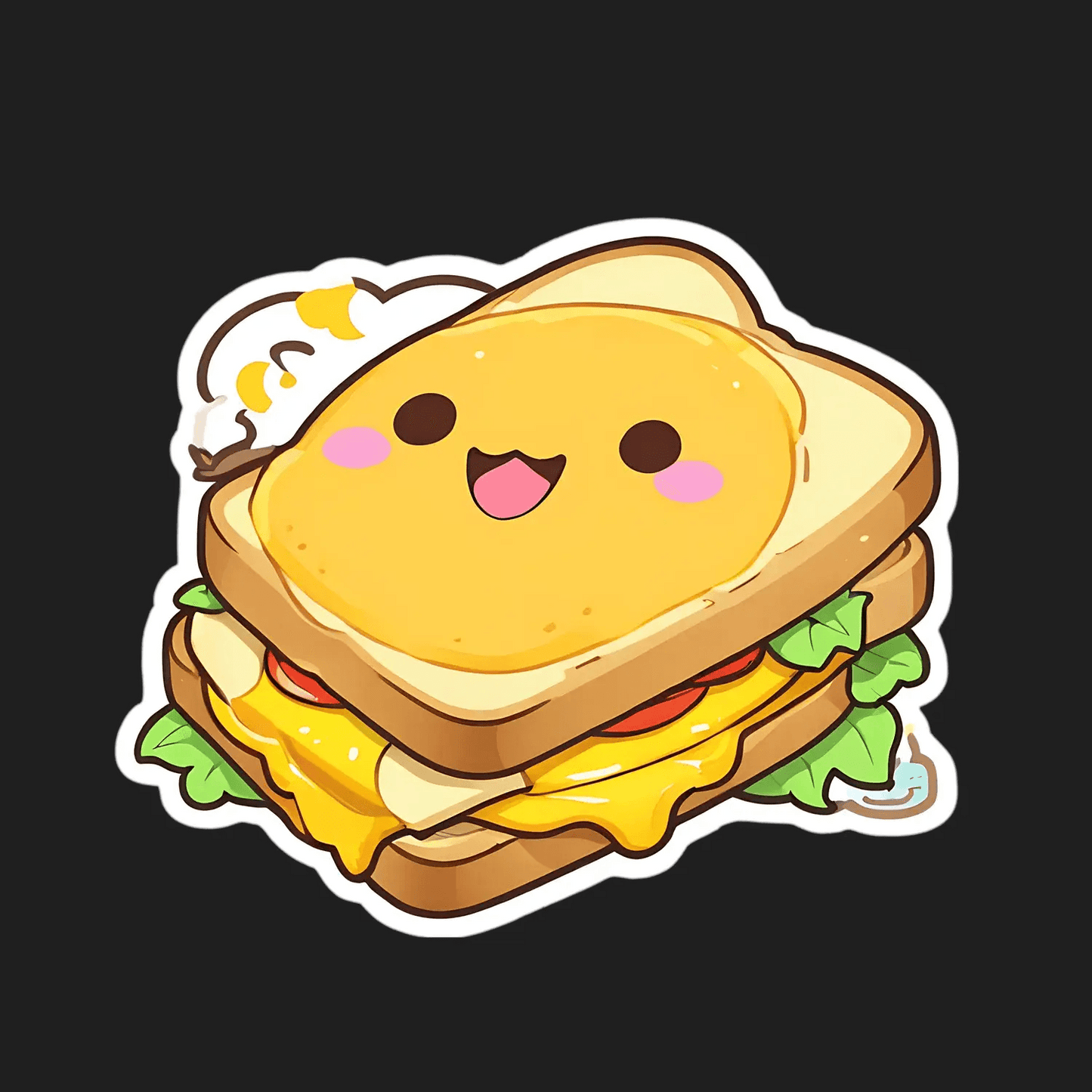 Cute Sandwich - Sticker - Heat Press Transfer
