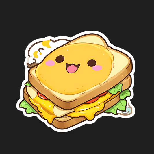 Cute Sandwich - Sticker - Heat Press Transfer