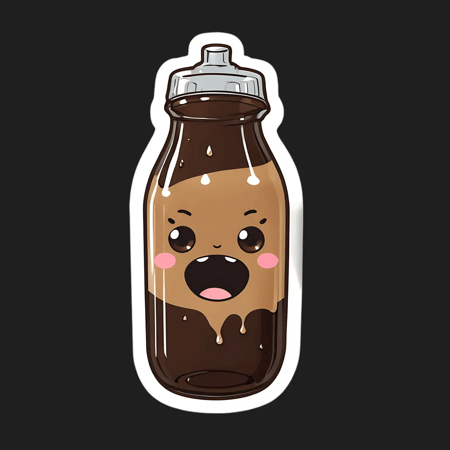 Cute Soda Bottle - Sticker - Heat Press Transfer