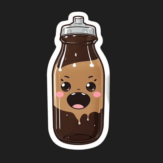 Cute Soda Bottle - Sticker - Heat Press Transfer
