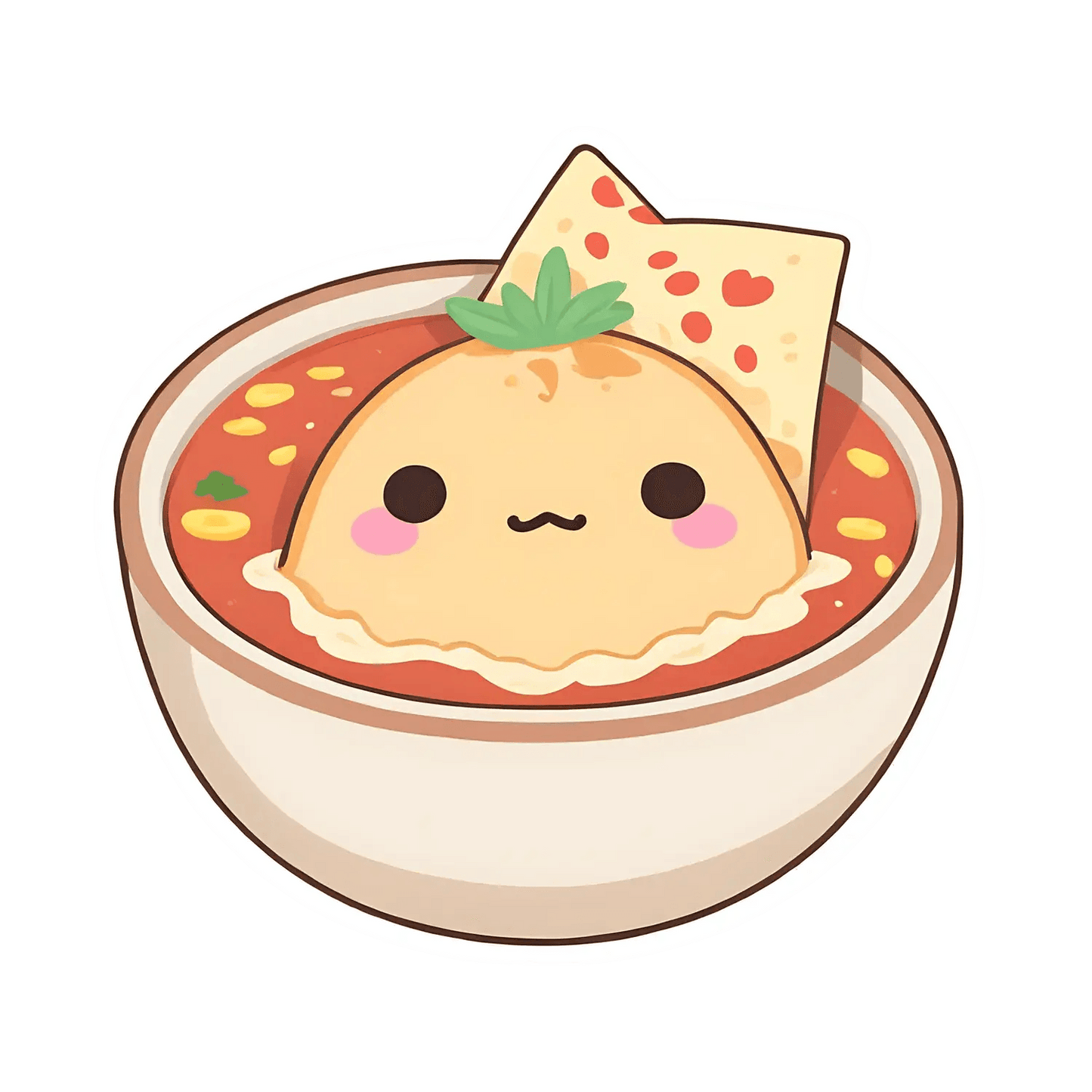 Cute Soup Dumpling - Sticker - Heat Press Transfer