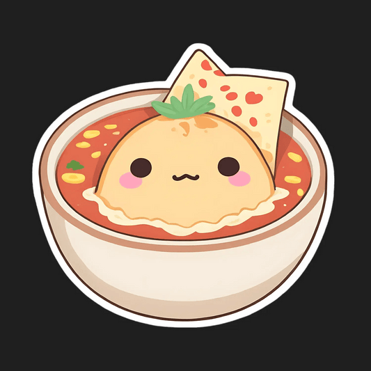 Cute Soup Dumpling - Sticker - Heat Press Transfer
