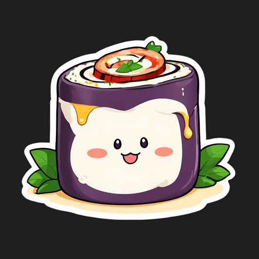 Cute Sushi Roll - Sticker - Heat Press Transfer