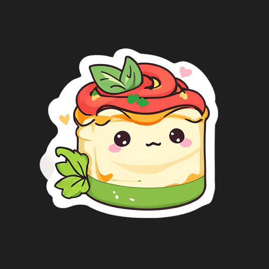Cute Sushi Roll - Sticker - Heat Press Transfer
