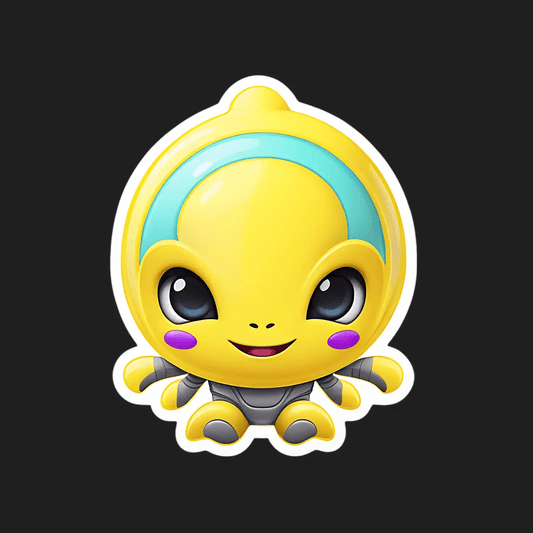 Cute Turtle Sticker - UV DTF Decoration - Heat Press Transfer