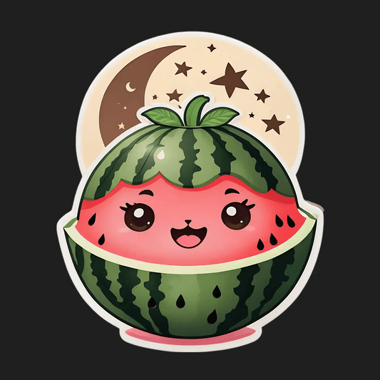 Cute Watermelon - Sticker - Heat Press Transfer