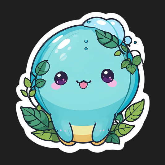 Cute Whale Sticker - UV DTF Decorative Sticker - Heat Press Transfer