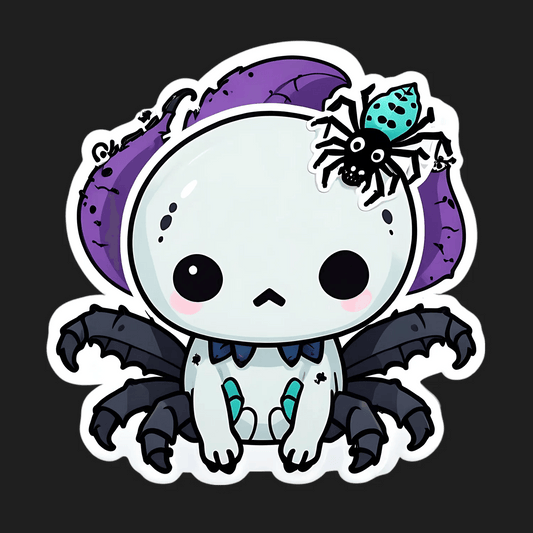 Cute Bat Character - UV Sticker - Heat Press Transfer