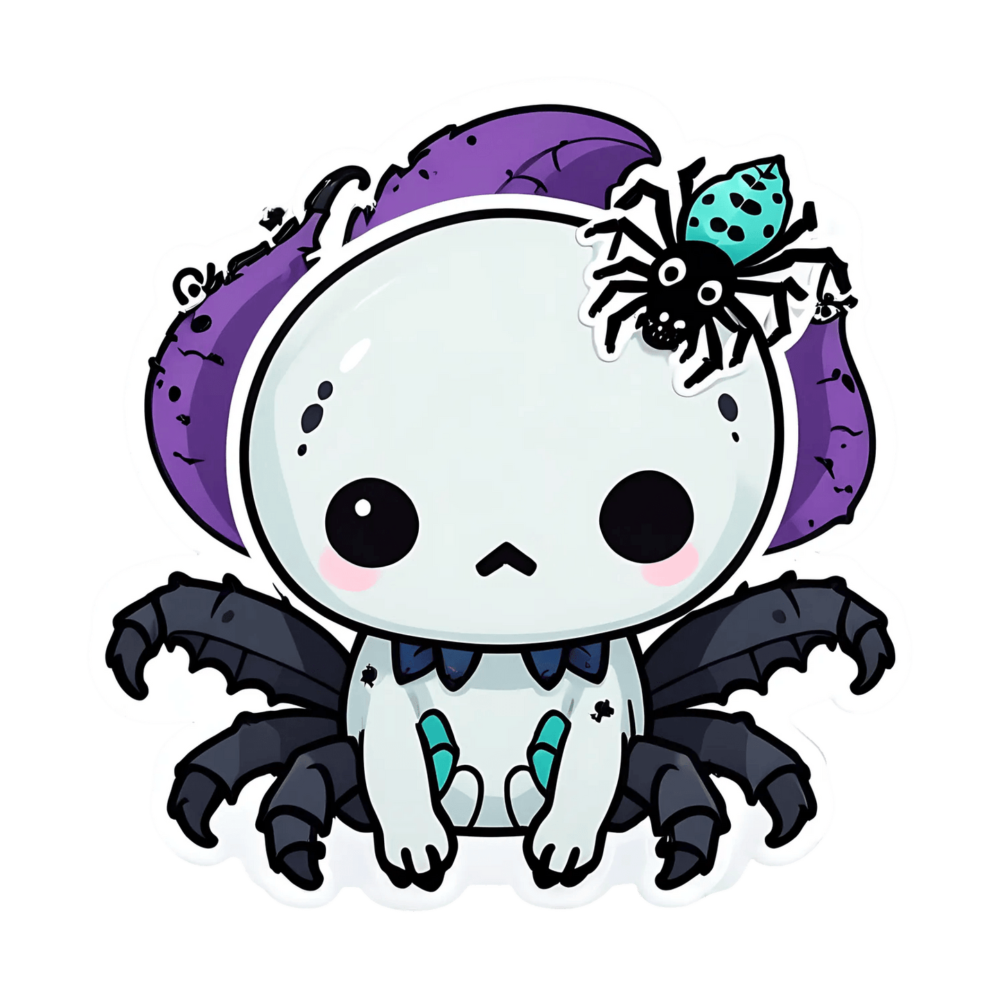 Cute Bat Character - UV Sticker - Heat Press Transfer