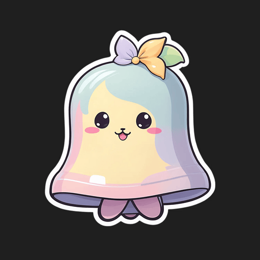 Cute Bell - Kawaii Sticker - Heat Press Transfer