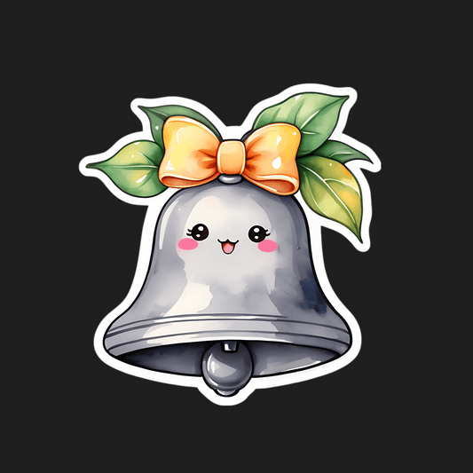 Cute Bell Character - Sticker - Heat Press Transfer