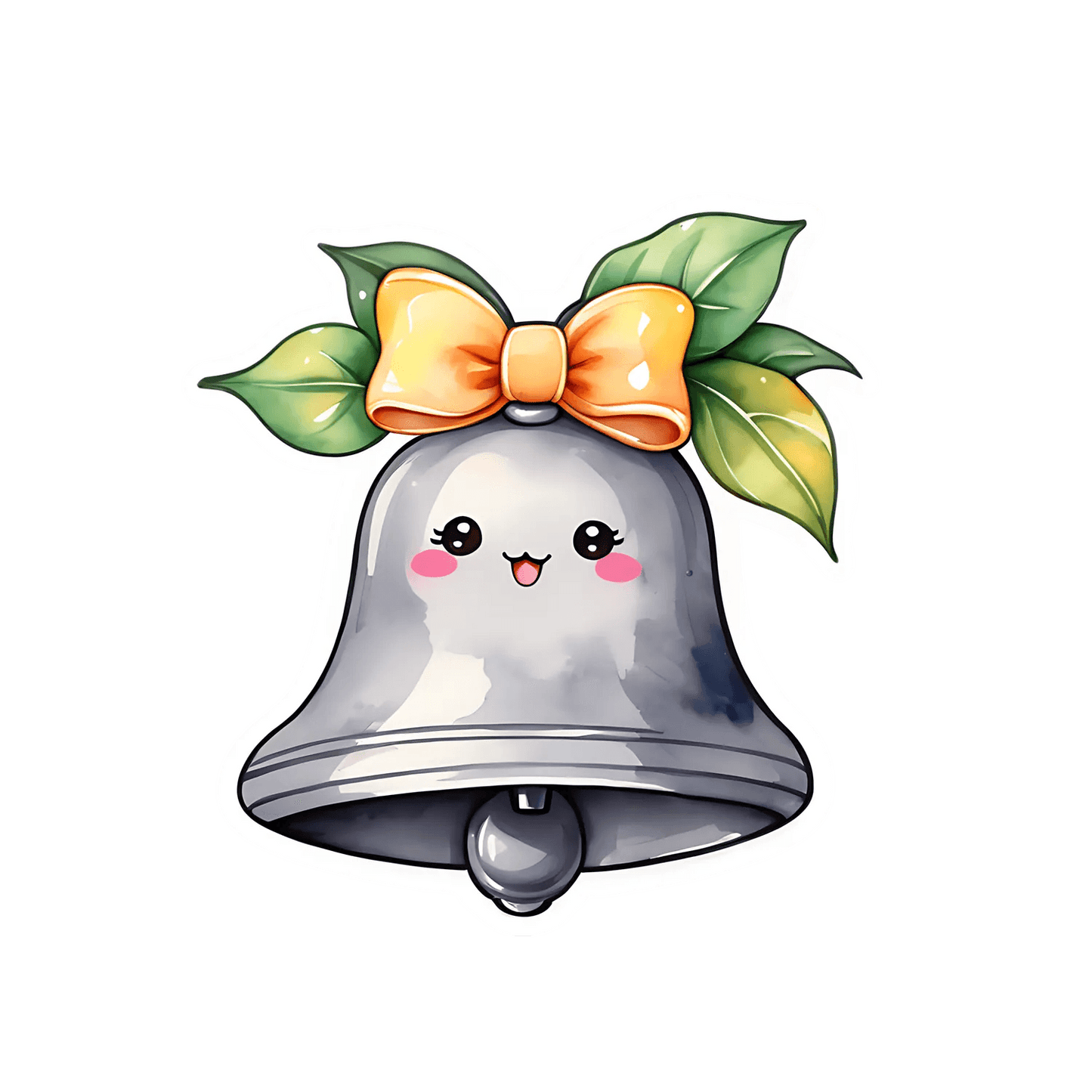 Cute Bell Character - Sticker - Heat Press Transfer